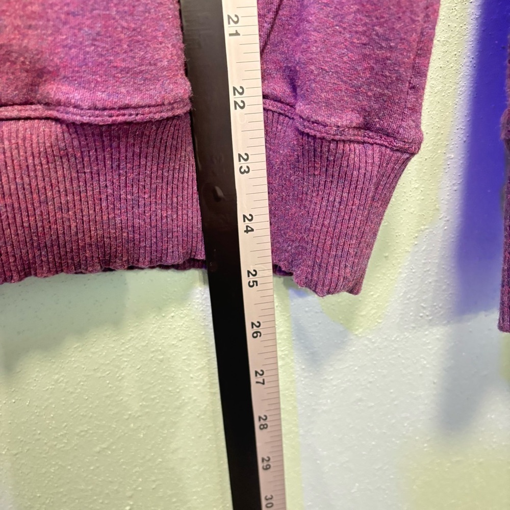 Athleta Girl Plum Thumb Hole Pocket Hoodie Sweater Size XL - Picture 9 of 9